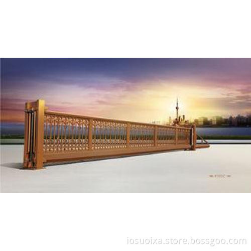 Cantilever Iron Villa Entry Automatic Sliding Gates With EM
